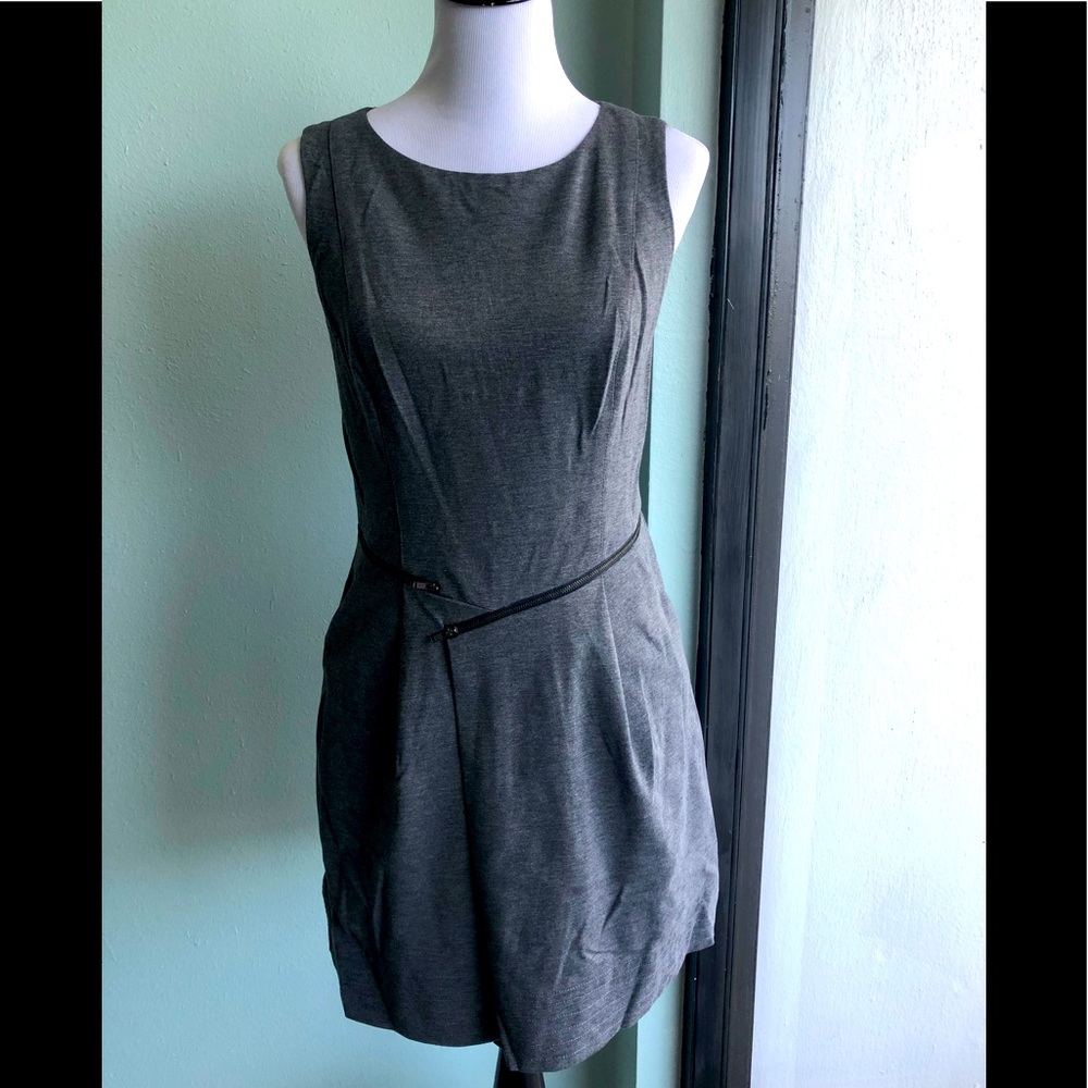 Shoshanna sleeveless Zipper detail dress
